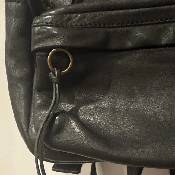 Madewell Lorimar Black Leather Mini Backpack - Picture 4 of 9
